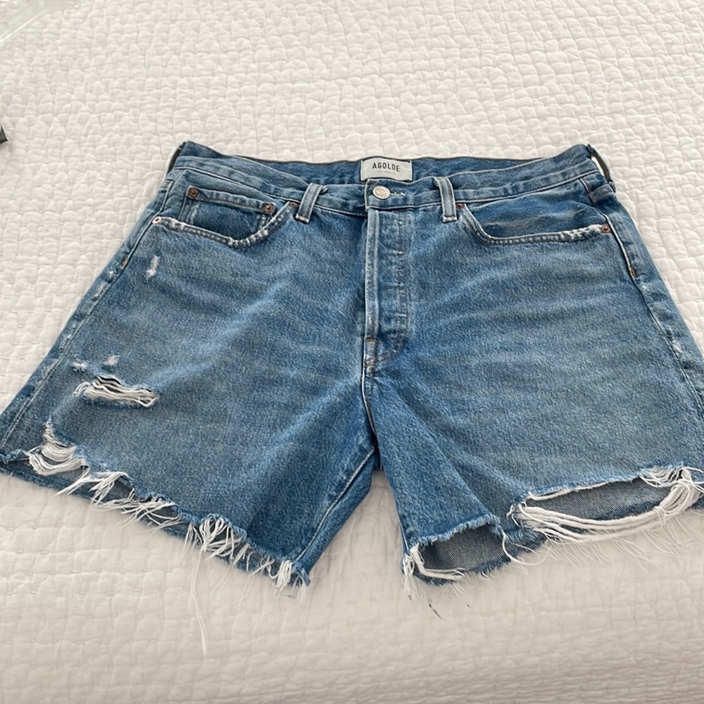 Agolde Parker long shorts